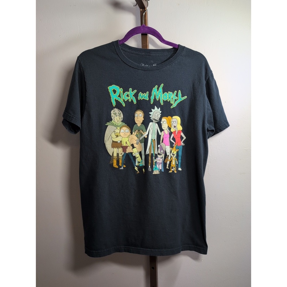 Rick‎ And Morty Graphic Adult Swim T-Shirt Men's Adult Size Medium Short Sleeve